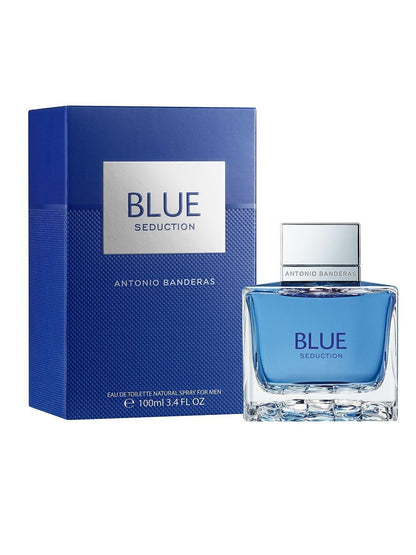 BLUE SEDUCCION-HUGO MAN-VALENTINO ROMA+ATOMIZADOR