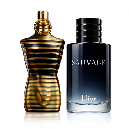 JPG Le Male Elixir 125ml y Sauvage Dior 100ml