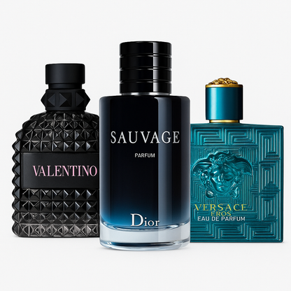 Valentino, Sauvage Dior, Versace Eros / 100ml
