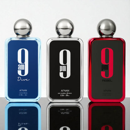 Trio " 9am, 9pm y 9pm Rebel / 100ml "