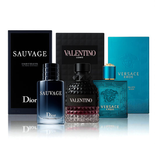 Valentino, Sauvage Dior, Versace Eros / 100ml